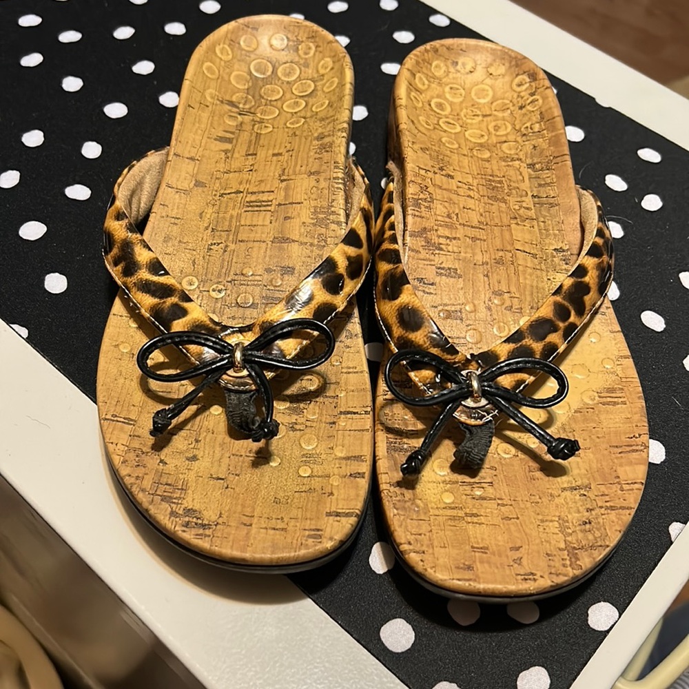 Gently Loved Vionic Flip Flops - image 1